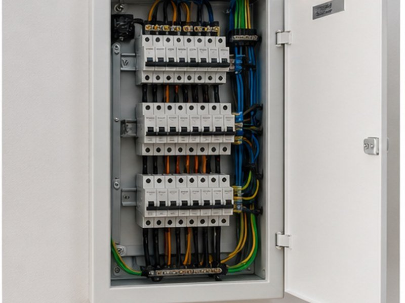 Quadro elétrico organizado